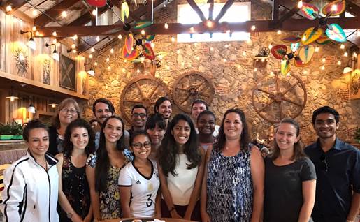 Lab Lunch and Farewell Party for Shar at Bahama Breeze