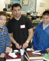 Archit (center) teaching kids about mechanics