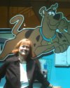 Christine having fun with Scooby at the BMES Friday Night Event